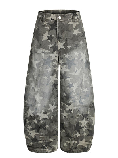 'Pickled Club' Oversized Rabbit Ear Denim Pants (Copy) AlielNosirrah