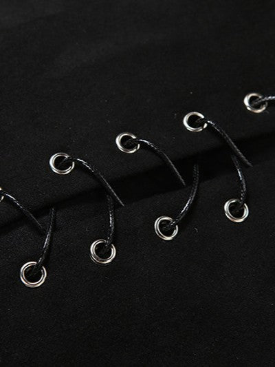 'Fur & Flirt' Fur Collar Tie-Up Top AlielNosirrah