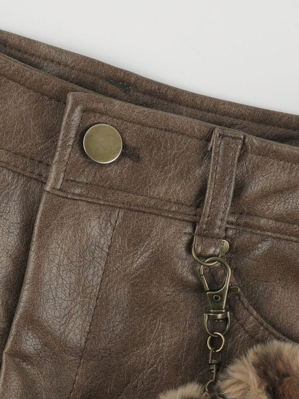 ’Wild Heart' Y2K Faux Fur Off-Shoulder Long Sleeve Top + Shorts Set (Copy) AlielNosirrah