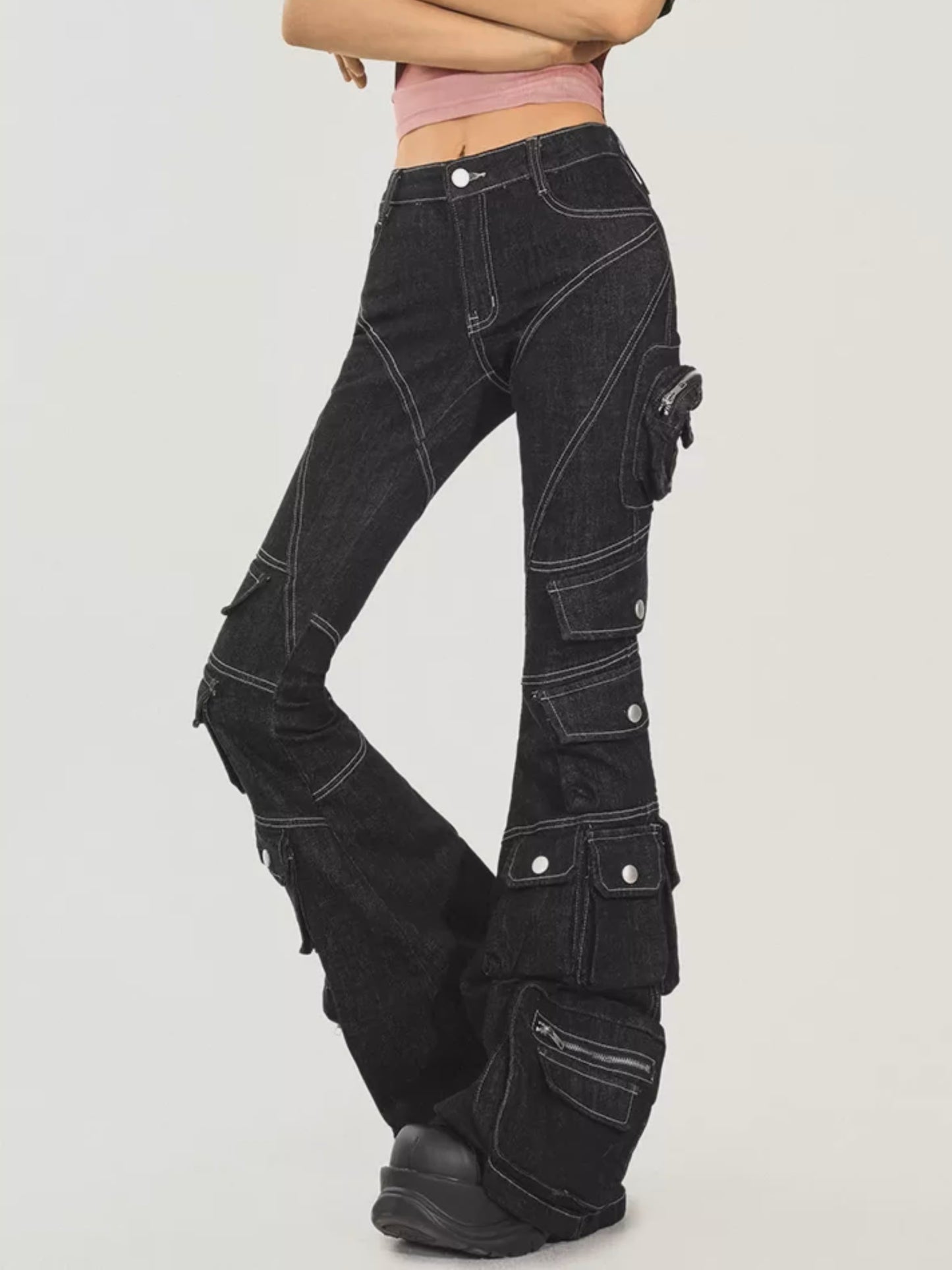 'Rebel Utility' Street-Ready Multi-Pocket Cargo Pants (Copy) AlielNosirrah