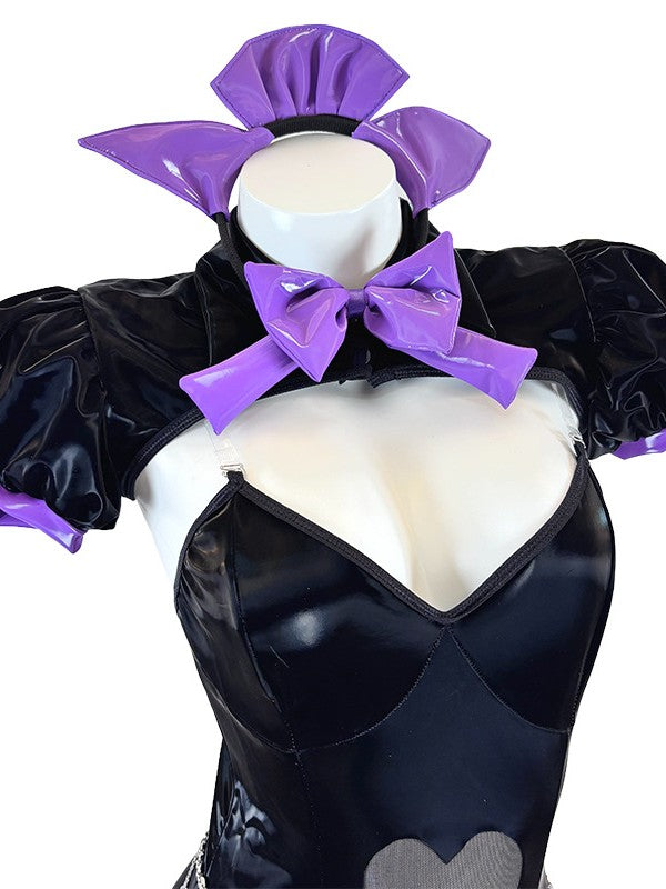 'Night Meow' Dark Cat-Ears Anime Cosplay Purple Ensemble AlielNosirrah