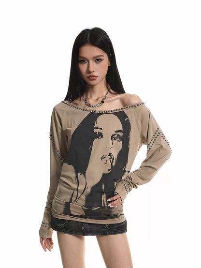 vintage-mirage-vintage-studded-portrait-print-off-shoulder-long-sleeve-top-3