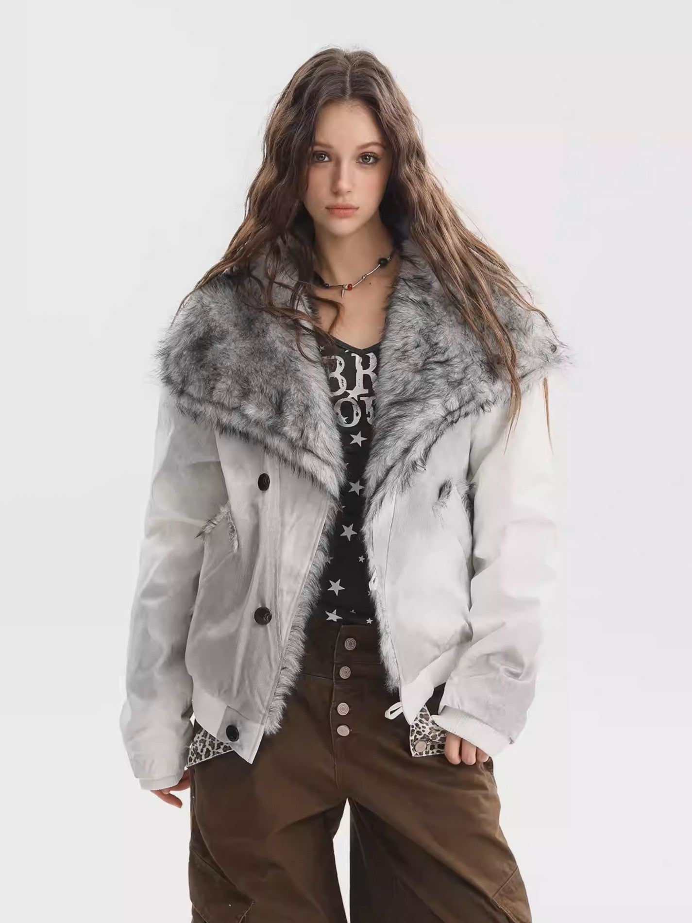 'Furstorm' Urban Cropped Puffer Jacket AlielNosirrah