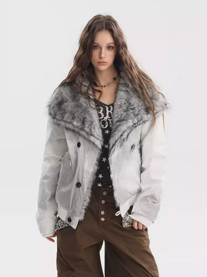 'Furstorm' Urban Cropped Puffer Jacket AlielNosirrah