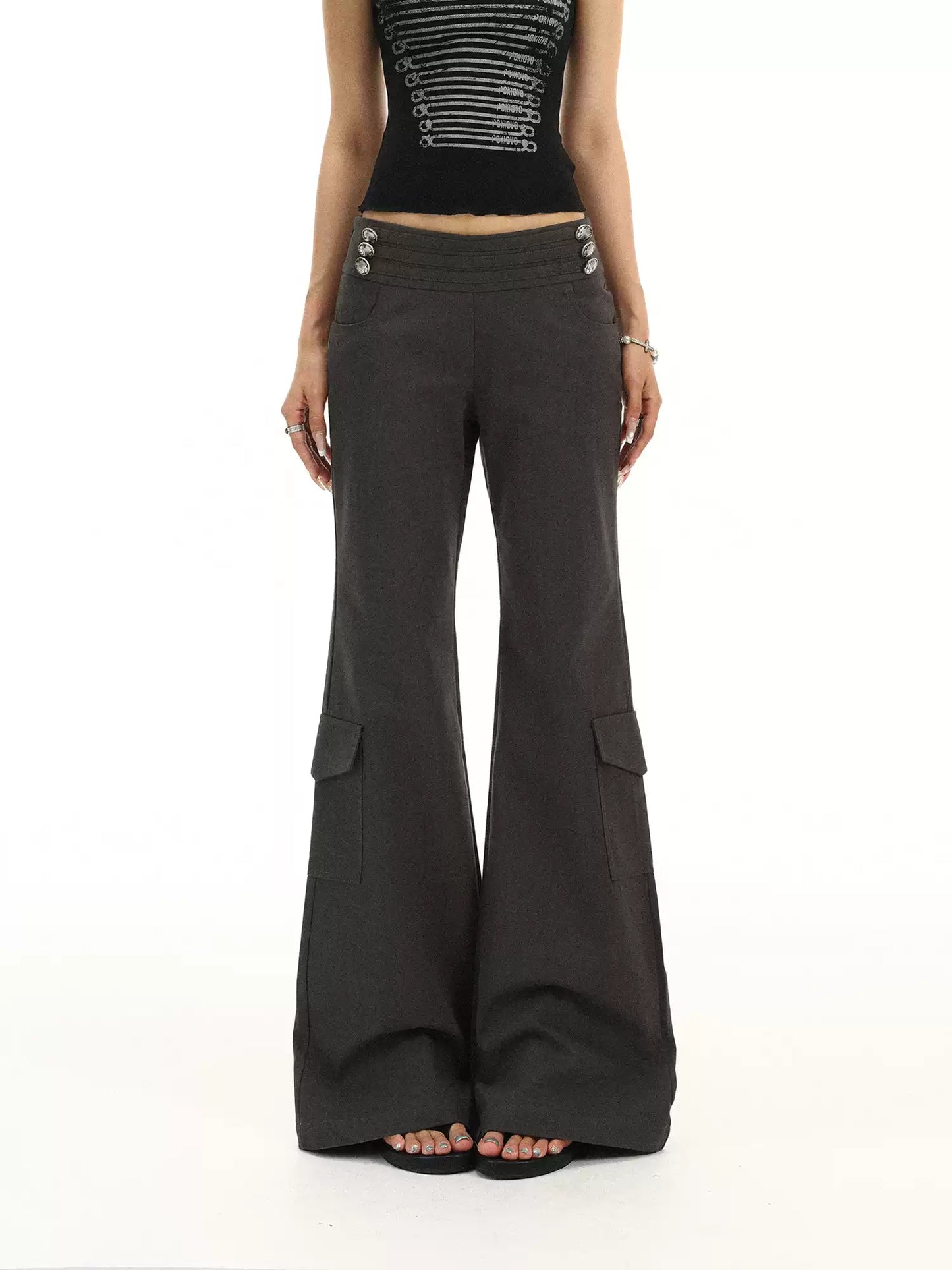 old-street-button-detail-flared-cargo-pants-2