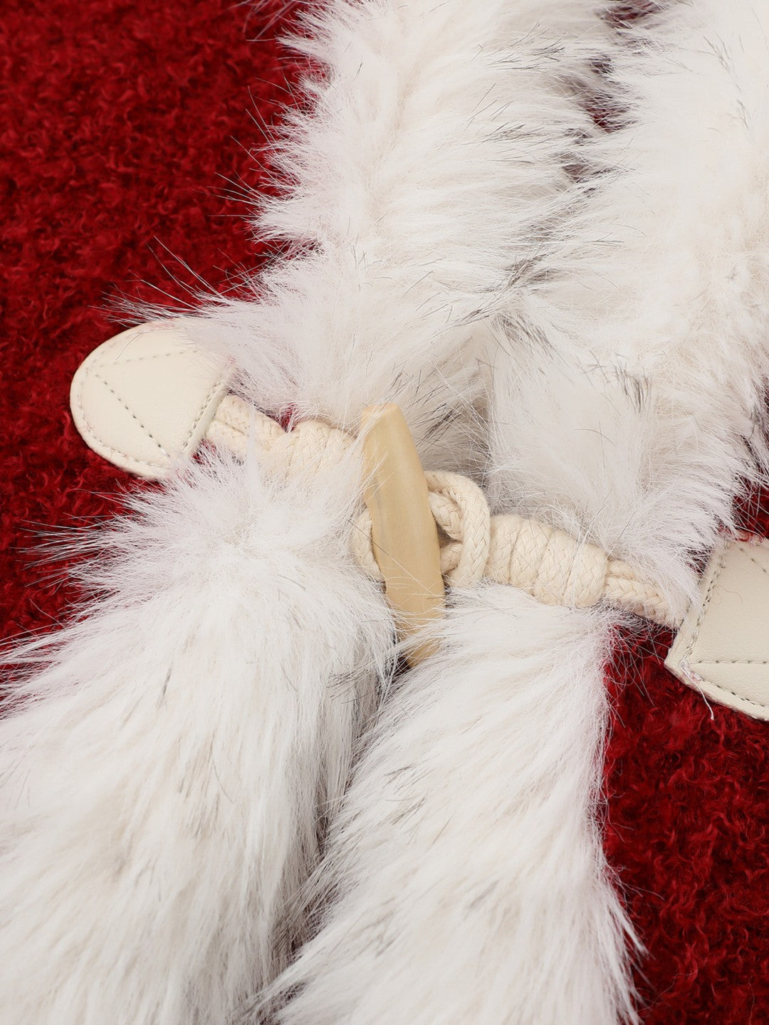 'Snowbound' Vintage Fleece-Lined Toggle Hooded Sweater AlielNosirrah