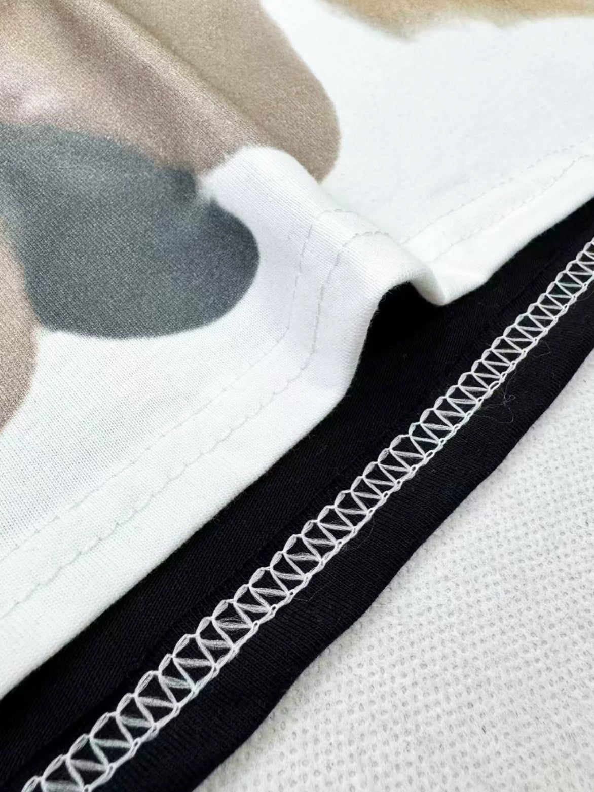 'Doll Pop' Retro Cartoon Print Y2K Asymmetrical Shoulder Tee AlielNosirrah