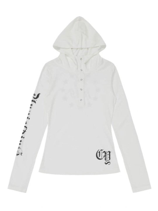 ’Slim & Chic' Urban Trendy Fit Long Sleeve Hoodie Tee (Copy) AlielNosirrah