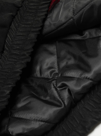 'Frosted Vixen' Double Zippers Faux Fur Collar Cropped Jacket (Copy) AlielNosirrah