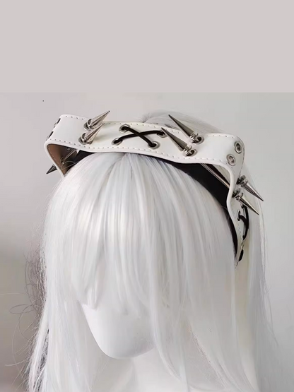 'Venom Cat' Gothic Heavy Metal Leather Claw Cat Hairband AlielNosirrah