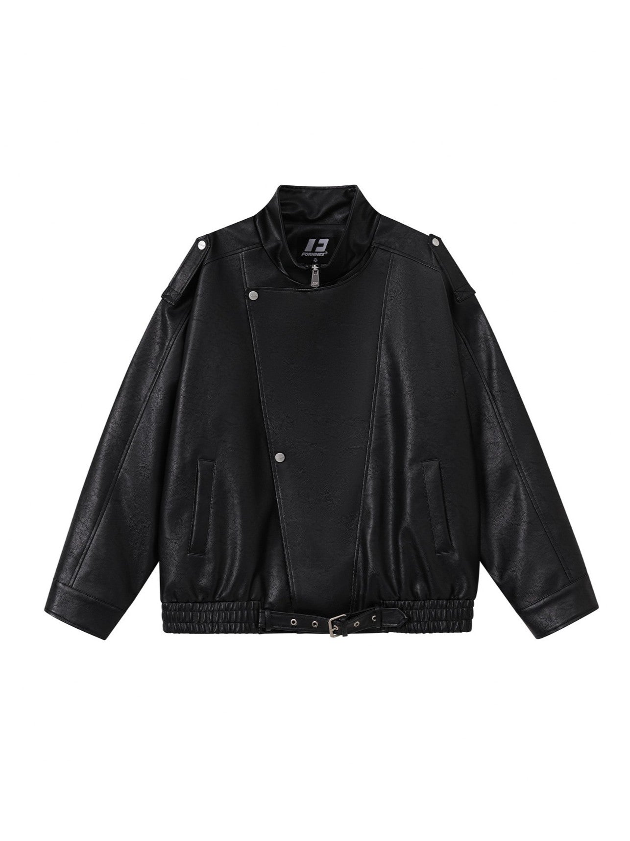 'Night Rider' Vintage-Style PU Leather Moto Leather Jacket AlielNosirrah