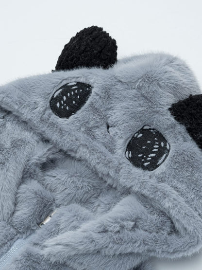 'Panda Cloud' Panda Ear Sherpa Fleece Thickened Warm Jacket AlielNosirrah