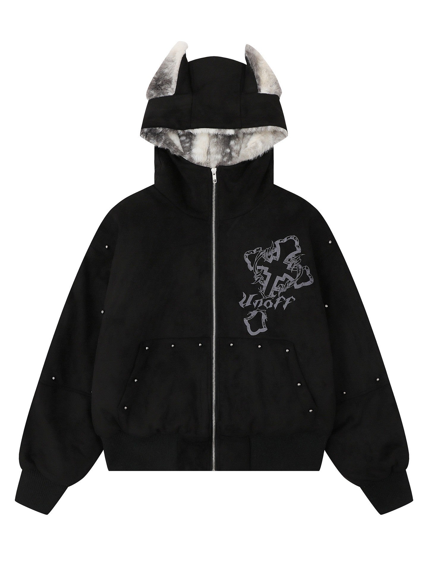 'Kitty Nova' Y2K Cat-Ear Cozy Hooded Puffer Jacket (Copy) AlielNosirrah