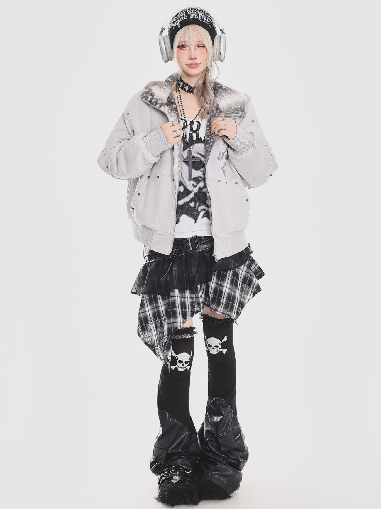 'Kitty Nova' Y2K Cat-Ear Cozy Hooded Puffer Jacket (Copy) AlielNosirrah