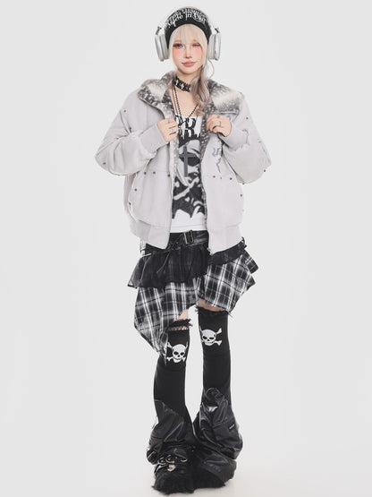 'Kitty Nova' Y2K Cat-Ear Cozy Hooded Puffer Jacket (Copy) AlielNosirrah