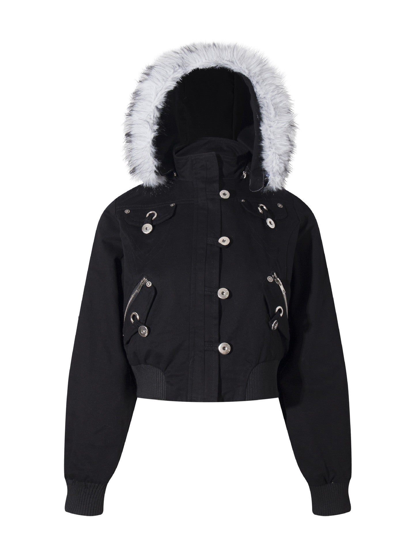 'Urban Heritage' Retro Streetwear Detachable Fur Embroidered Street Jacket (Copy) AlielNosirrah