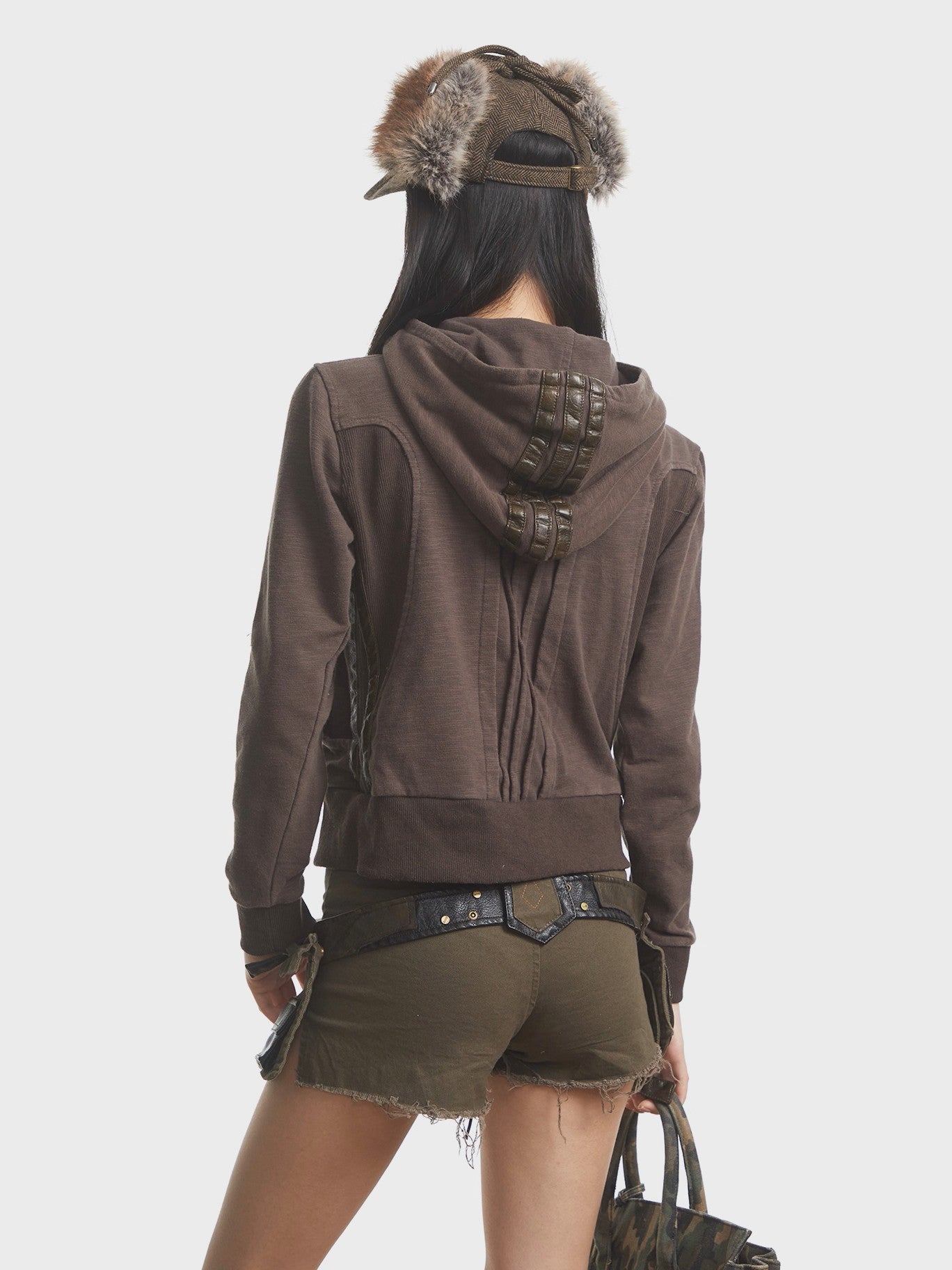 ’Urban Chill' Autumn/Winter Urban Streetwear Vintage-Inspired Hooded Zip-Up Jacket (Copy) AlielNosirrah