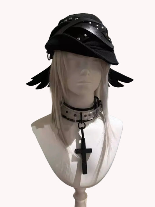 'Wrecking Rabbit' Y2K Punk Rabbit-Ear Hat (Copy) AlielNosirrah