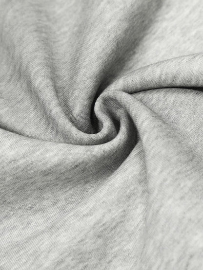 'Crosswalk' Street-Style Cross Print Casual Fleece Pants AlielNosirrah