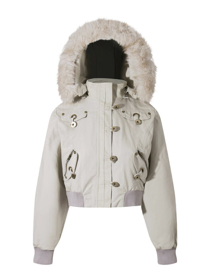 'Urban Heritage' Retro Streetwear Detachable Fur Embroidered Street Jacket (Copy) AlielNosirrah