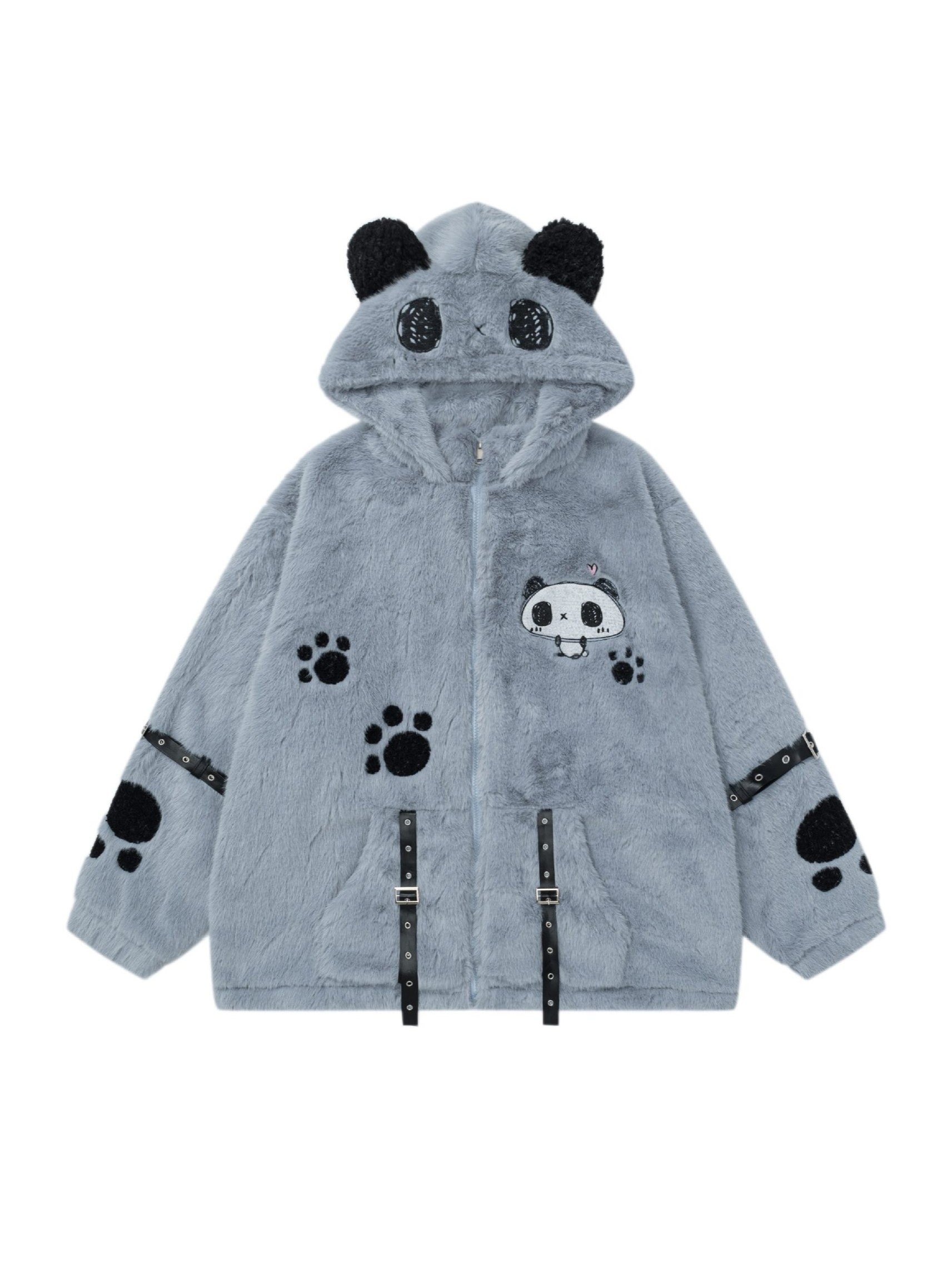 'Panda Cloud' Panda Ear Sherpa Fleece Thickened Warm Jacket AlielNosirrah
