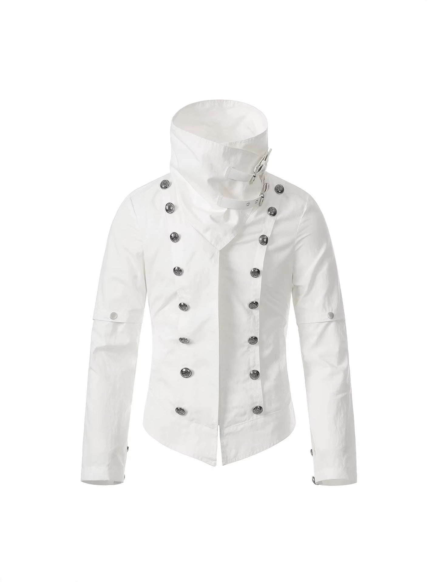'Apex' Functional Stand Collar Multi-Button Jacket AlielNosirrah