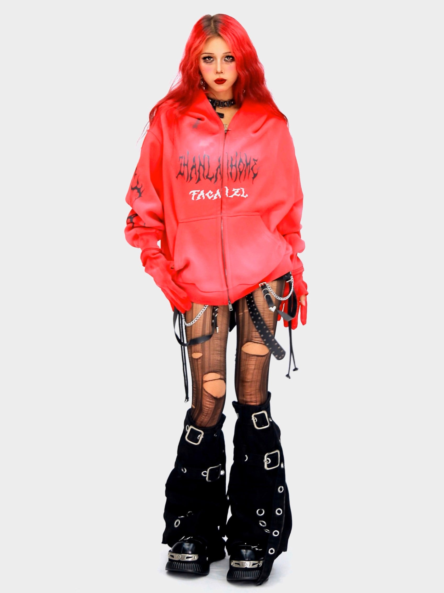 gaze-letter-print-tie-dye-hoodie-with-detachable-mask-gloves-8