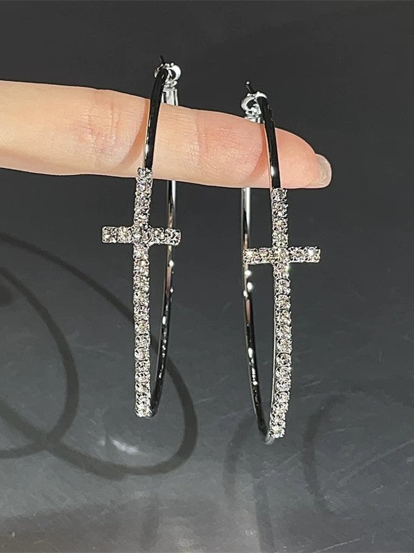 cold-moon-rhinestone-cross-hoop-earrings-5