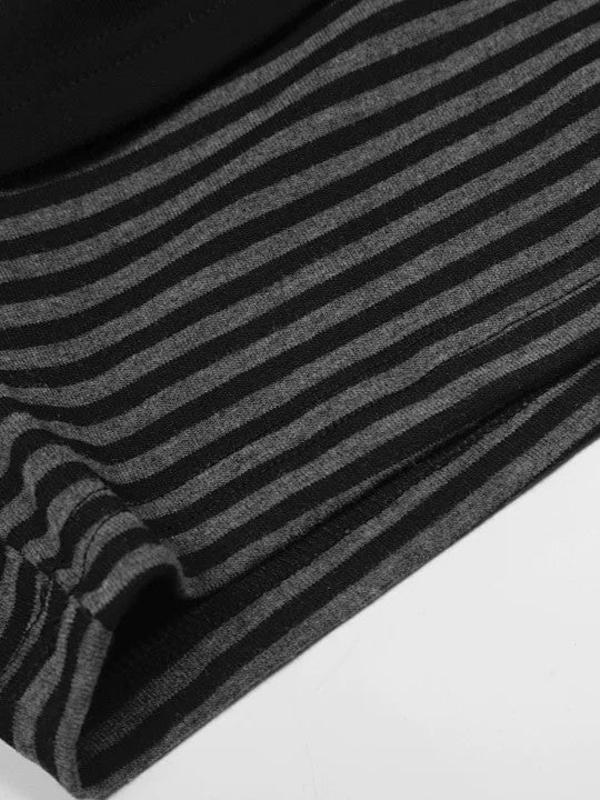 'Westside' Vintage Striped High-Waist Casual Shorts AlielNosirrah