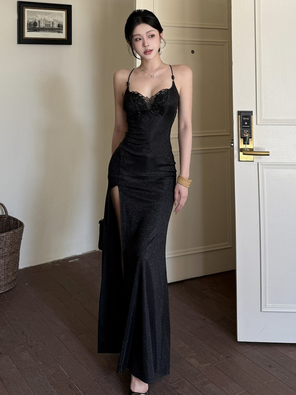 ’Twilight Siren' Sequined Butterfly Backless Dress AlielNosirrah