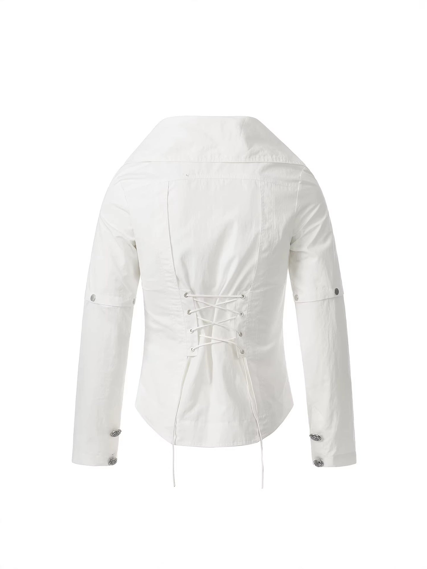 'Apex' Functional Stand Collar Multi-Button Jacket AlielNosirrah