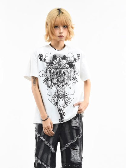 'Crossriot' Punk Cross Graphic T-Shirt (Copy) AlielNosirrah