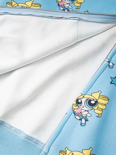 'Sugar Pop' Y2K Cute Cartoon All-Over Print Hoodie Jacket AlielNosirrah