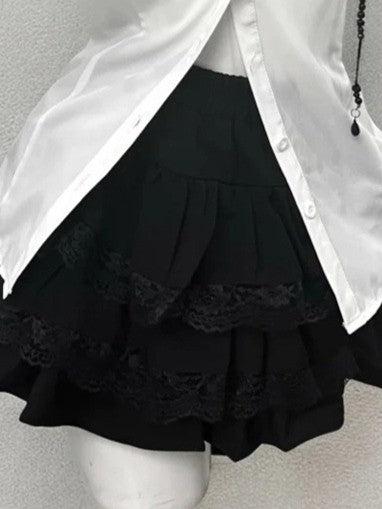 ’Scholar Chic'Vintage-Style Shirt, Vest & Mini Skirt Three-Piece Set (Copy) AlielNosirrah