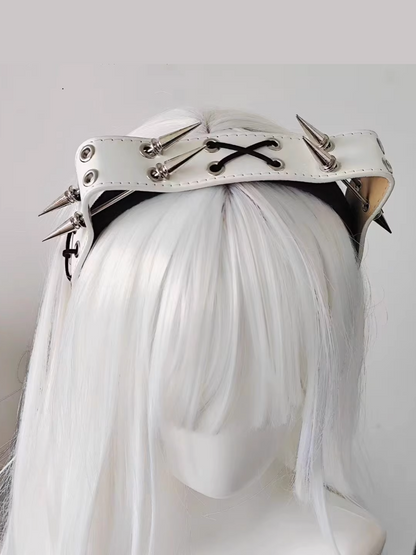 'Venom Cat' Gothic Heavy Metal Leather Claw Cat Hairband AlielNosirrah