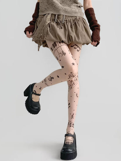 'Scars' Dark Punk Lace Up Tights (Copy) AlielNosirrah