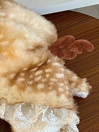 'Wild One' Y2k Streetstyle Fluffy Leopard Cap AlielNosirrah