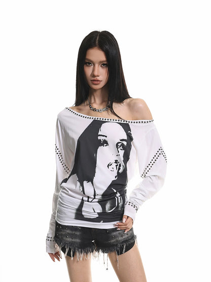 vintage-mirage-vintage-studded-portrait-print-off-shoulder-long-sleeve-top-6