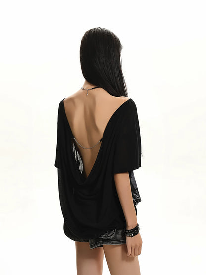 'Old Soul' Vintage Graphic Print Short Sleeve T-Shirt AlielNosirrah
