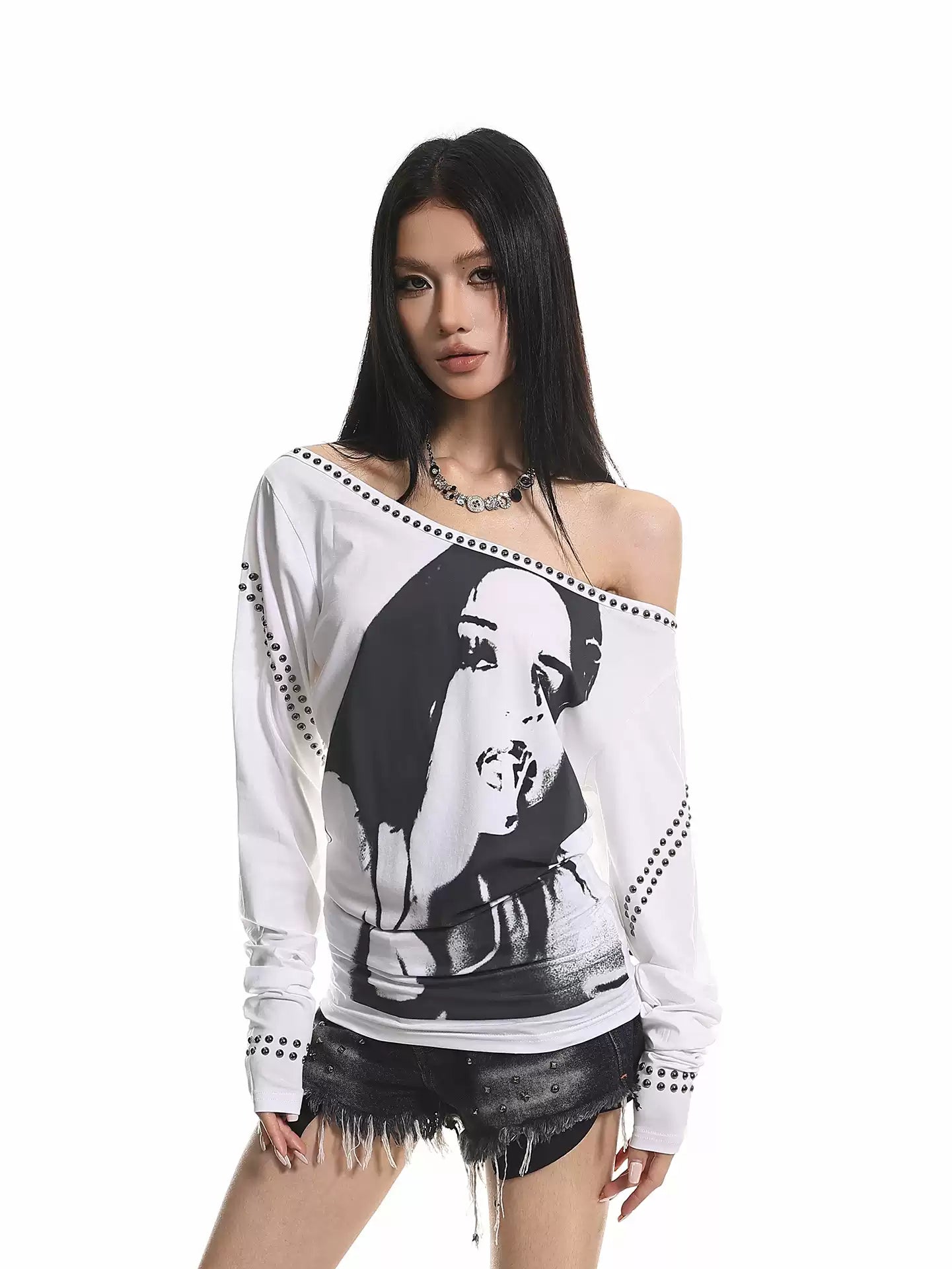 vintage-mirage-vintage-studded-portrait-print-off-shoulder-long-sleeve-top-7