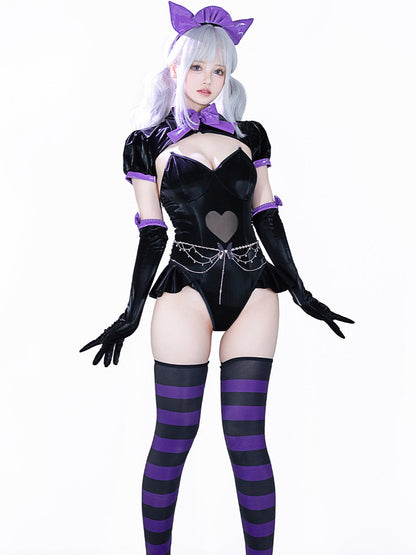 'Night Meow' Dark Cat-Ears Anime Cosplay Ensemble AlielNosirrah