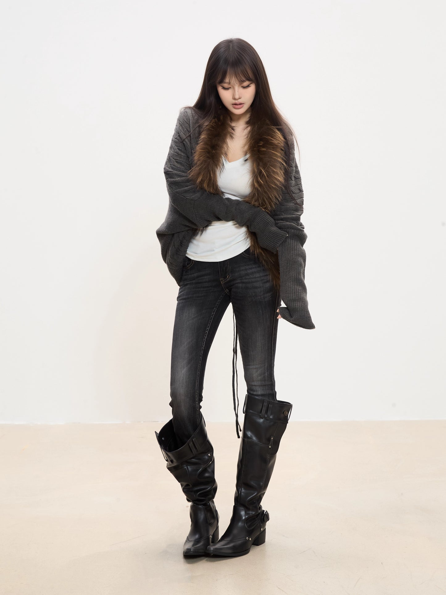 'Cozy Luxe' Casual Sweater Knit Cardigan AlielNosirrah