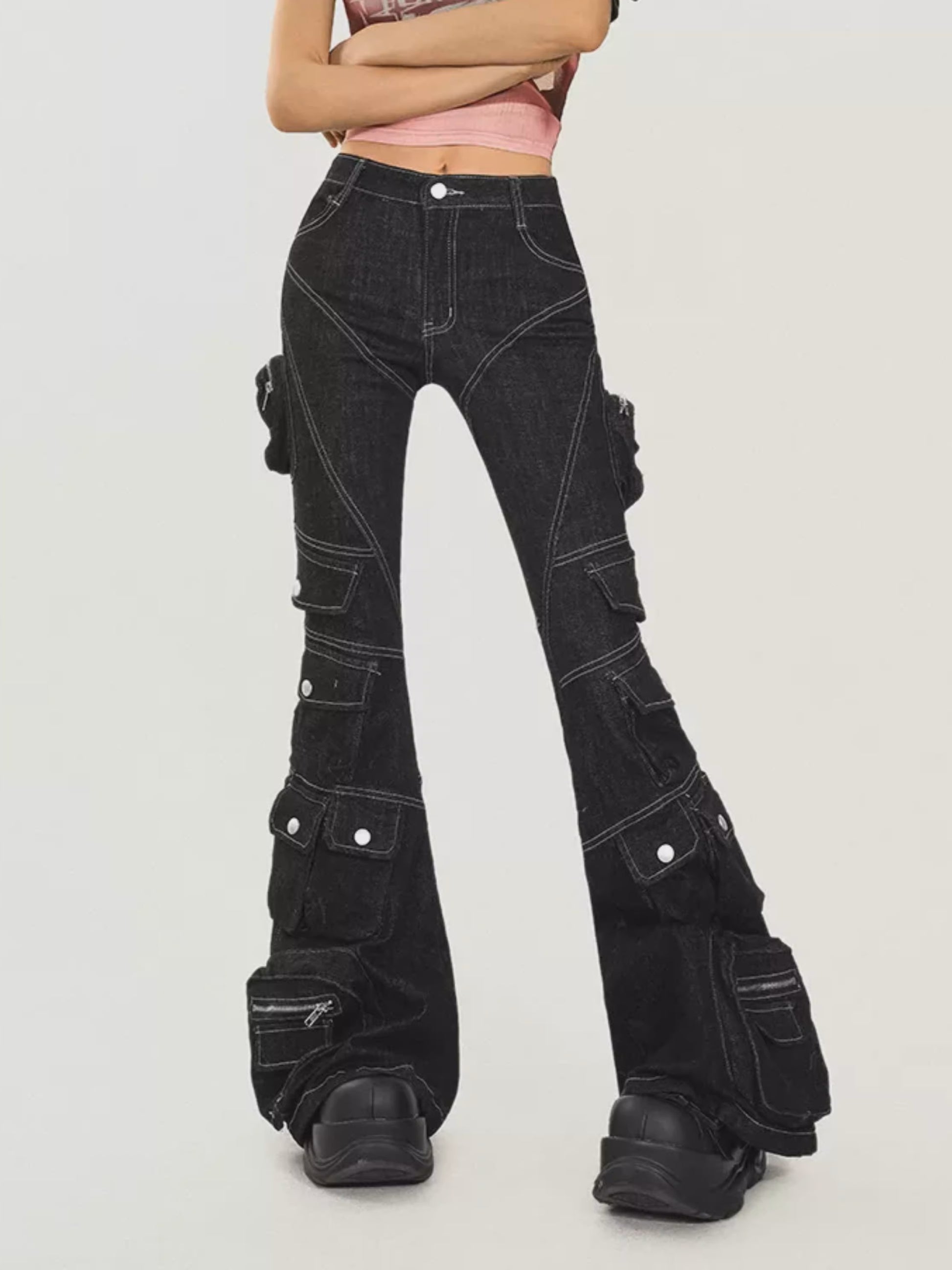 'Rebel Utility' Street-Ready Multi-Pocket Cargo Pants (Copy) AlielNosirrah