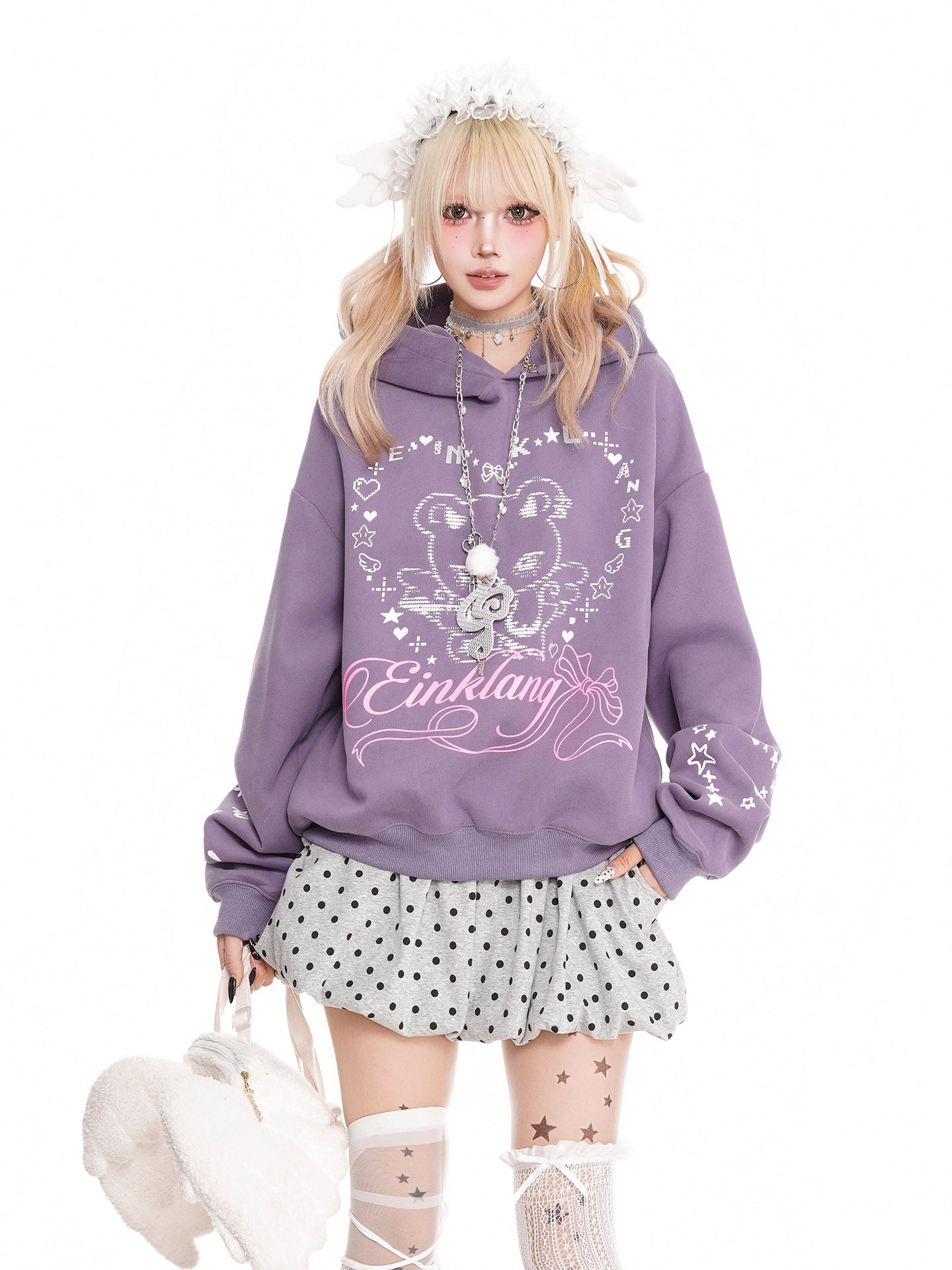 'Heart Bear' Cute & Edgy Bear-Ear Hoodie AlielNosirrah
