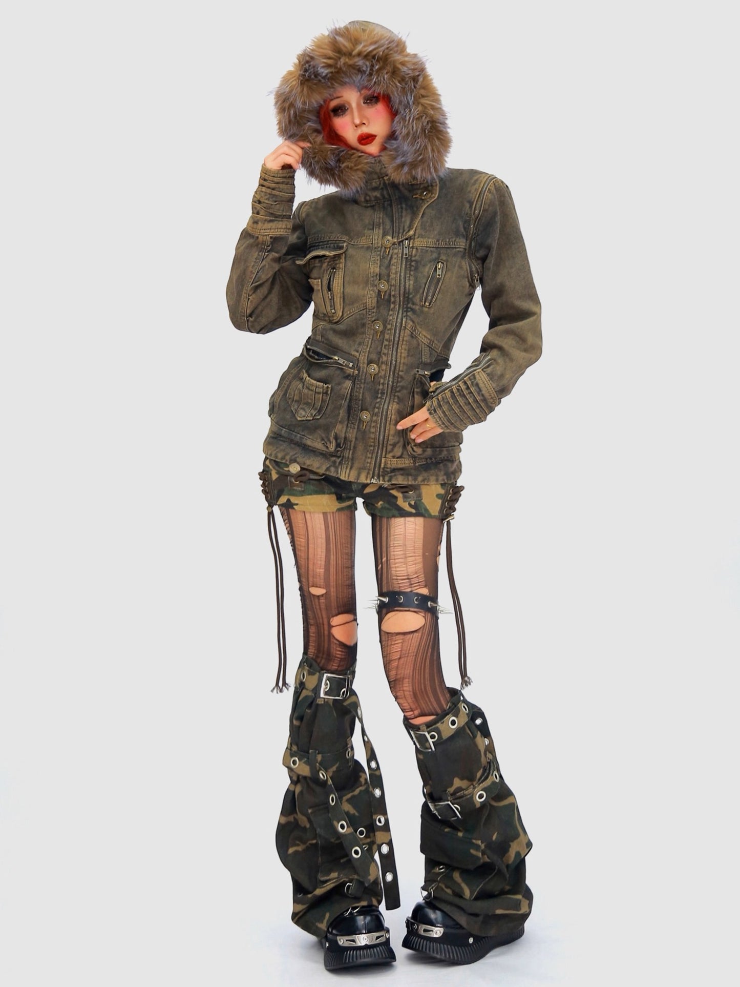 ’VersaDenim' Heavy-Duty Denim Jacket AlielNosirrah