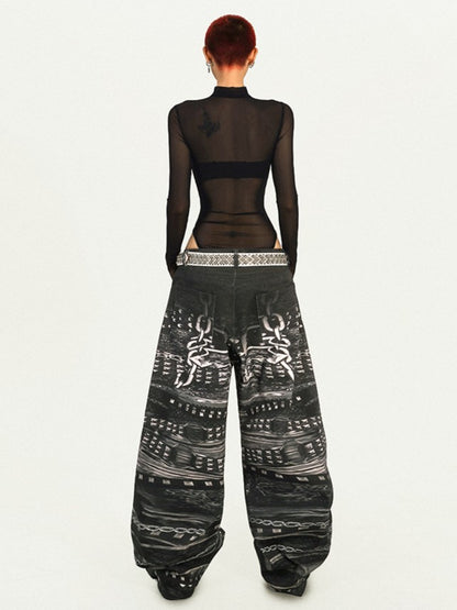 'Serpent Kiss' Cyberpunk Sheer Mesh Bodysuit (Copy) AlielNosirrah