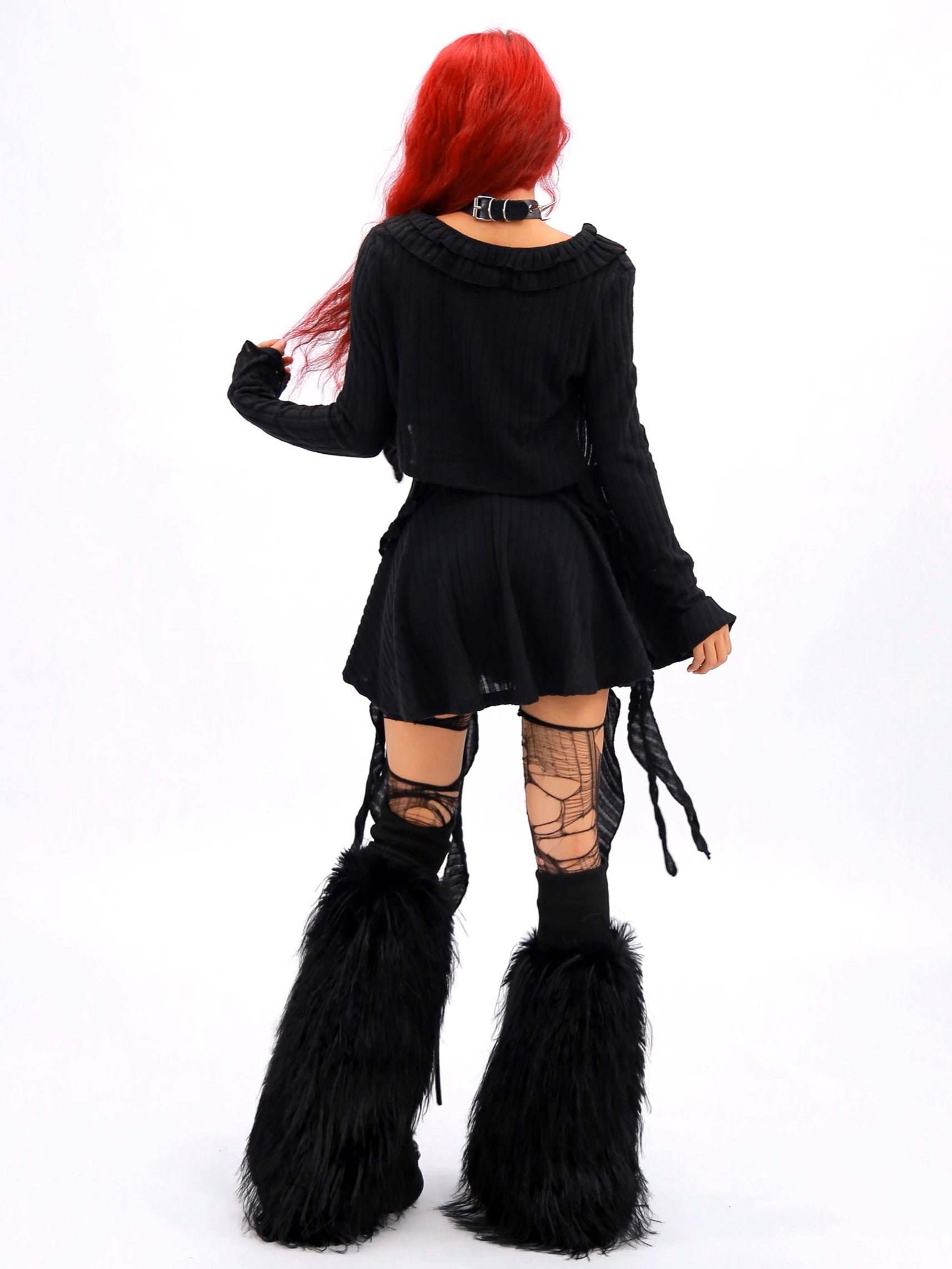 'Golden Hour' Irregular Ruffle Tube Dress Midi Skirt (Copy) AlielNosirrah