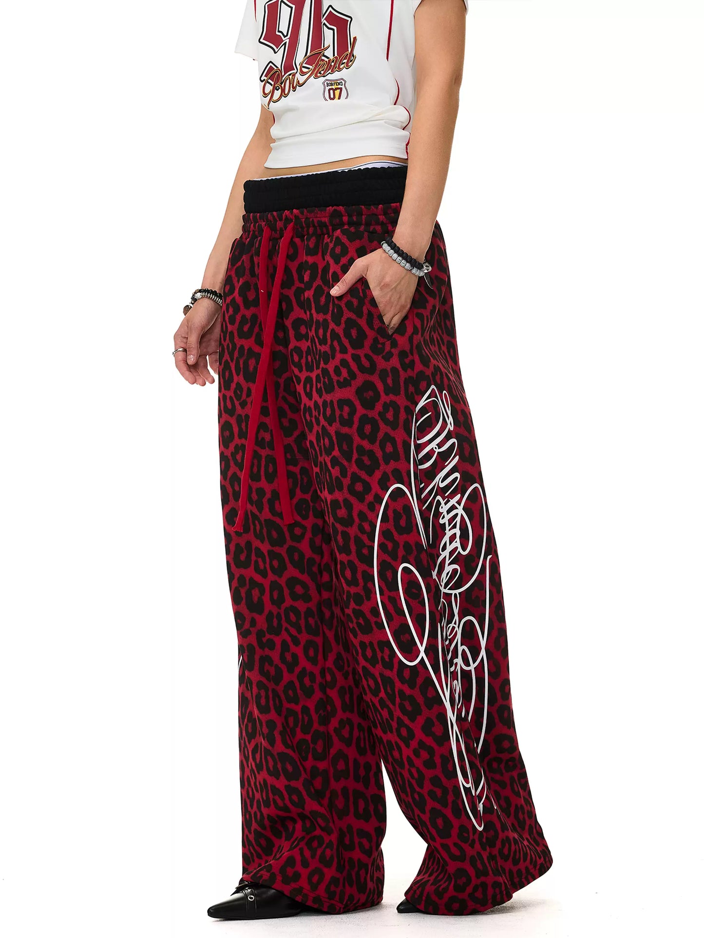 'Untamed Doll' Vintage Leopard Print Lounge Pants AlielNosirrah