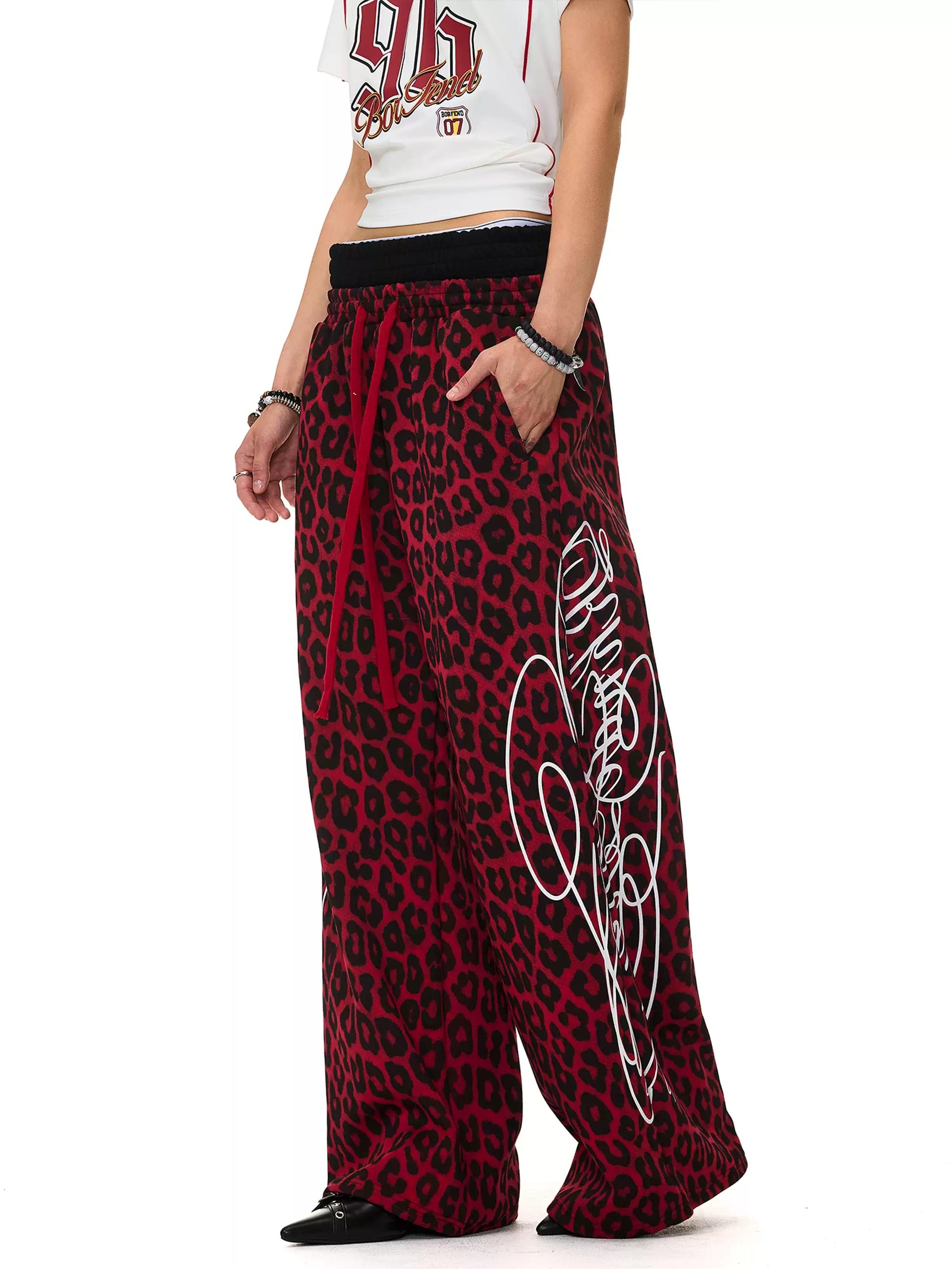 'Untamed Doll' Vintage Leopard Print Lounge Pants AlielNosirrah