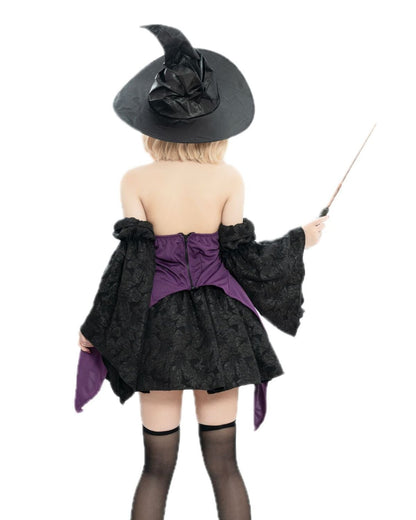 'Violet Sorceress' Dark Enchantress Gothic Purple Witch Costume (Copy) AlielNosirrah